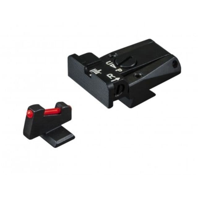 LPA SPR Adjustable Black Rear Red Front Sight Set For Browning GP Vig. MKIII Pract. GP40 S&W Black