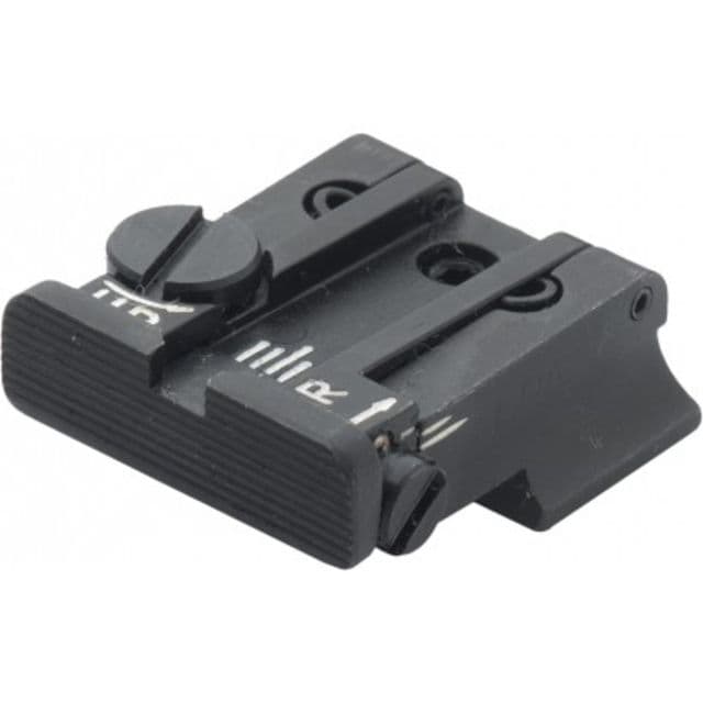 LPA TPU Adjustable Rear Black Serrated Sight Set For S&W Cal. 10 45 3rd Gen Black