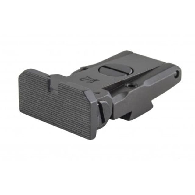 LPA TRT Adjustable Rear Black Serrated Sight For Desert Eagle Black