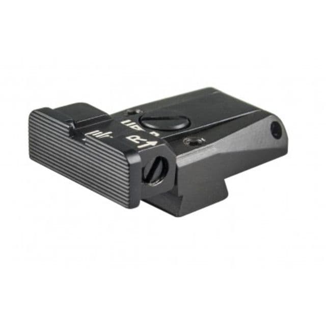 LPA TRT Adjustable Rear Black Target Sight For Tanfoglio Match Stock 2 Stock 3 and Custom 1911 Black