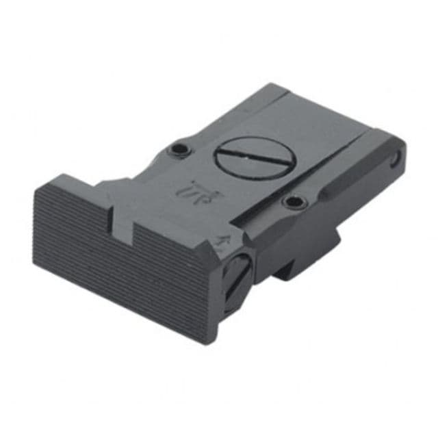 LPA TRT Adjustable Rear Target Black Serrated Sight Set Black