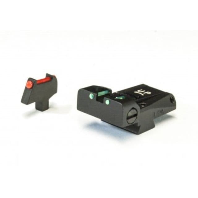 LPA TTF Fiber Optic Adjustable Sight Set For 1911 Colt 80 Series Black