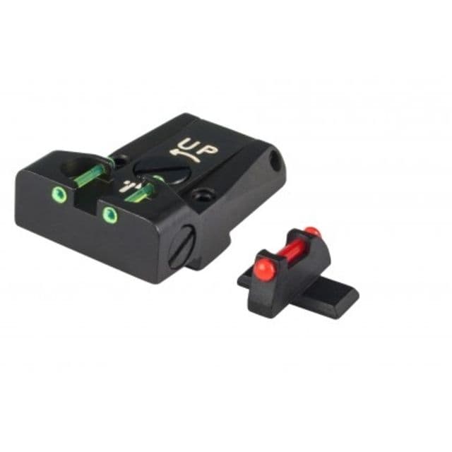 LPA TTF Fiber Optic Adjustable Sight Set For Sig Sauer P229 & Springfield XD Black