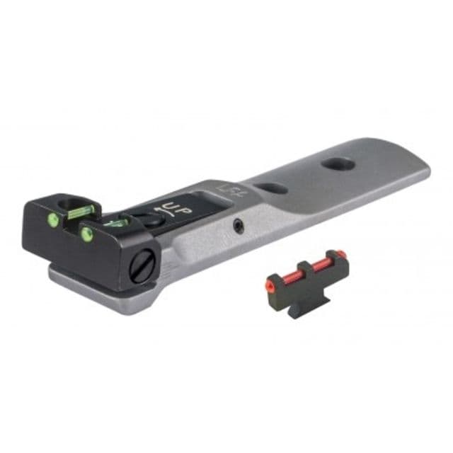 LPA TXT Fully Adjustable Fiber Optic Target Blade For S&W Revolver Grey