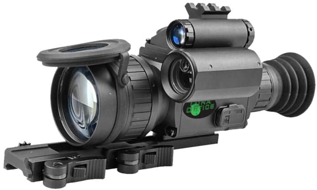 Luna Optics Quantum Elite 6-36x50mm Digital Day/Night Riflescope Integrated 1200m Laser Rangefinder 4K Video Resolution Black