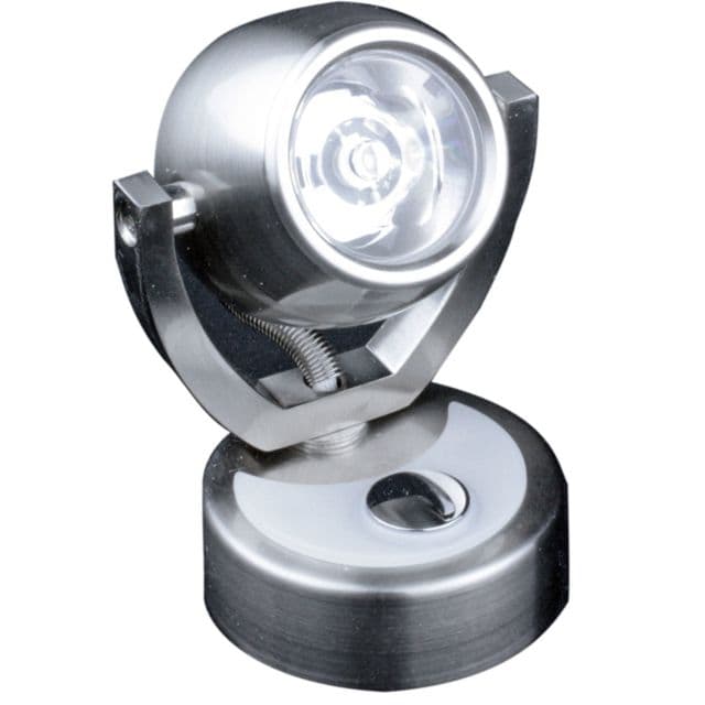 Lunasea Lighting Wall Mount LED Rotating Light w/Touch Dimming Warm White/Brushed Nickel Finish Warm White