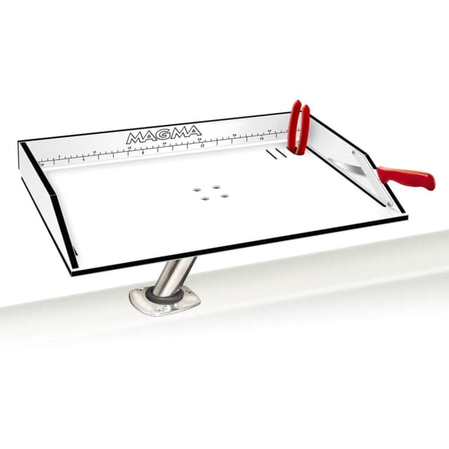 Magma Bait/Filet Mate Table w/LeveLock Mount - 31" - White/Black