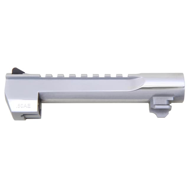 Magnum Research Barrel .50 Action Express 6 Picatinny Accessory Rail Fits Desert Eagle MK XIX 50AE Polished Chrome Finish Silver