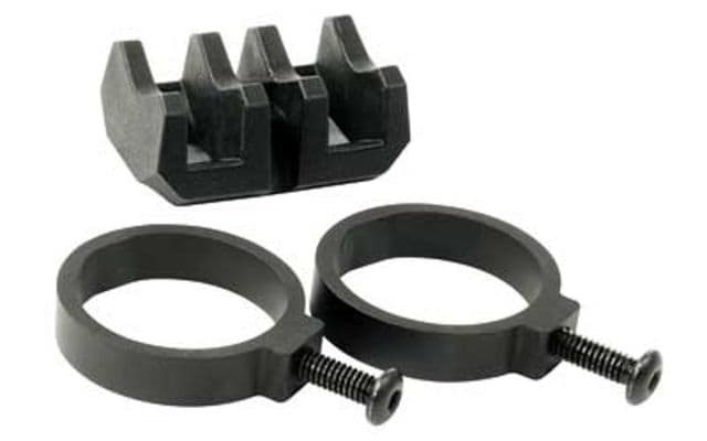 Magpul Industries Light Mount V-Block and Rings Fits Magpul Light Mounts Black