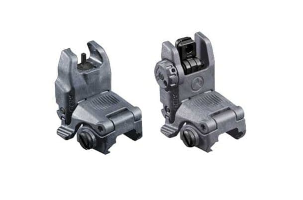 Magpul MBUS Rear Flip-Up Back Up Sight Gen 2 Grey MPIMAG247GRY-KIT2
