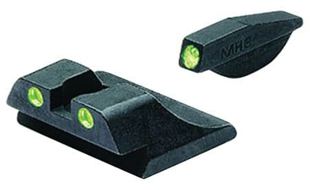 Meprolight Self Illuminated Tru-Dot Fixed Night Sights For Ruger P89 Series Pistols Green/Green