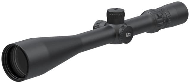 March Scopes 10-60x52mm Normal Turret Rifle Scope 30mm Tube Second Focal Plane 3/32MOA Dot Reticle Black DE0186