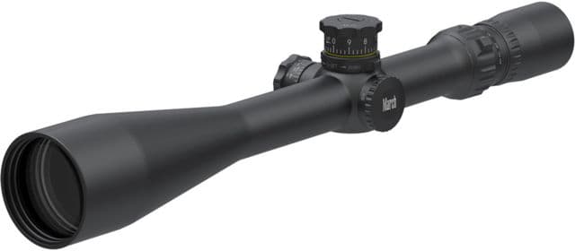 March Scopes Tactical Turret 10-60x52mm Rifle Scope 30mm Tube Second Focal Plane MTR-2 Reticle Black D60V52TMMTR-2 Reticle