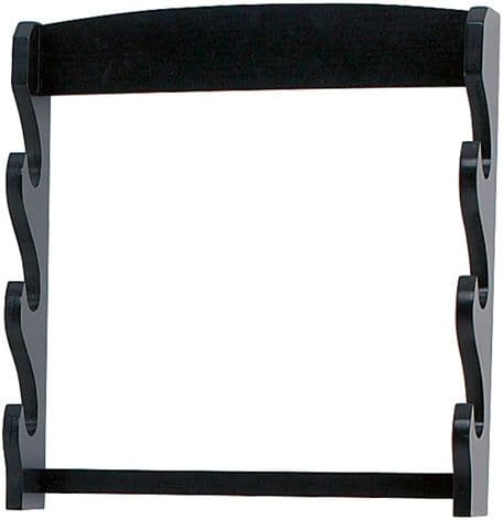 Master Cutlery Sword Wall Mount Display 3 Tier Black MC