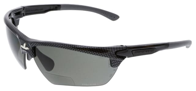 MCR Safety Dominator DM3 Magnifier 2.0 Diopter Polarized Lens MAX36 Anti-Fog/Anti-Scratch Coating Gray One Size