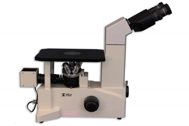 Meiji Techno Binocular Inverted Brightfield Metallurgical Microscope