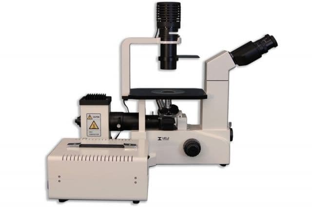 Meiji Techno Binocular Inverted Epi-Fluorescense Biological Microscope