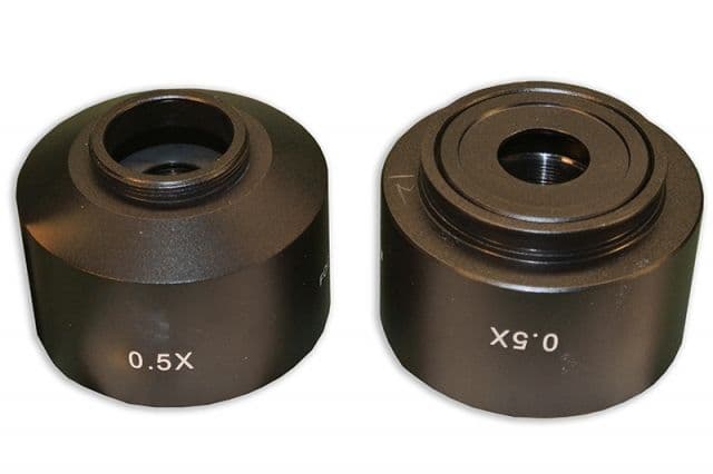 Meiji Techno C-Mount Camera Adapter for MT-51 Trinocular Microscope 0.5X Lens