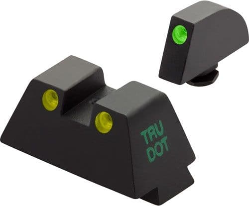 Meprolight Glock 9 mm/357 Sig/40 SW/45 GAP Green/Yellow Fixed Set TD ML10224SUPY