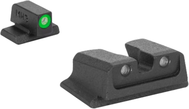 Meprolight Highly Visible Day/Night Self-Illuminated Fixed Set for S&W M&P Green/Green 0