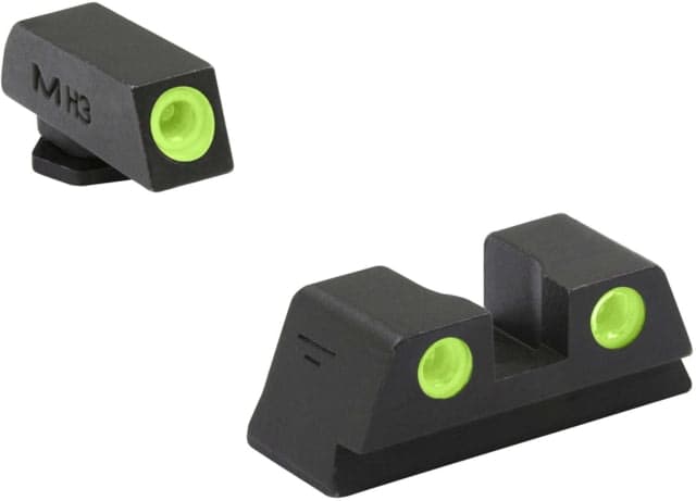 Meprolight IWI Masada Fixed Self-Illuminated Pistol Sights Set Green 0