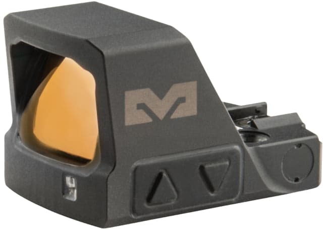 Meprolight Mpo-S 1x 0.80x0.60in Reflex Red Dot Sight Red 3 Moa Dot 33 Moa Bullseye/Dot Reticle Black