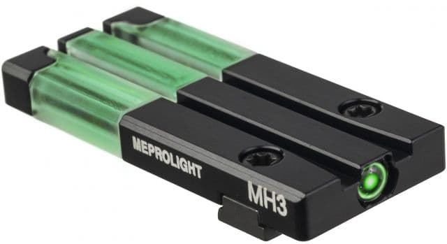 Meprolight FT Bullseye Tritium Self-Illuminated Rear Night Sight Glock Green Circle-Dot 0