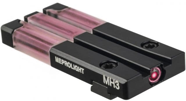 Meprolight FT Bullseye Tritium Self-Illuminated Rear Night Sight Glock Red Circle-Dot 0