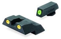 Meprolight Tru-Dot Night Sight Set for Glock G26 & G27 Green Front/Yellow Rear 10226Y