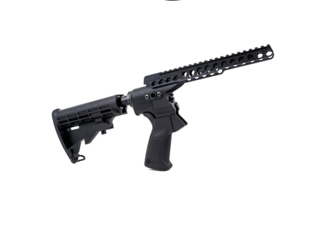 Mesa Tactical High-tube Tele Hydro Recoil Stock Kit Remington Model 870 12 Gauge 9.5 in rail Black