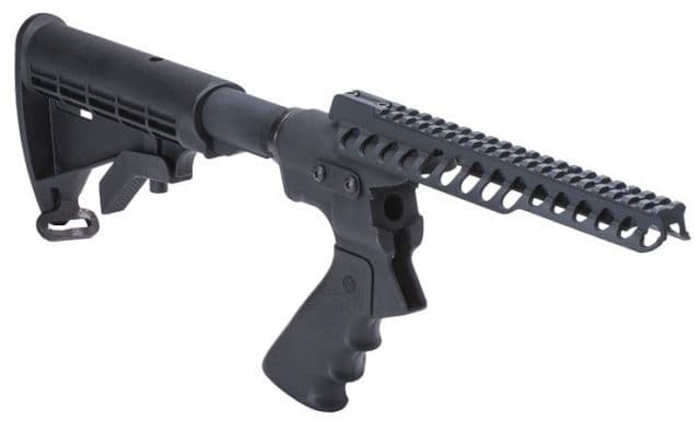 Mesa Tactical Remington Model 870 High-tube Tele Collapsible Shotgun Stock Kit 12 Gauge 9.5 in rail Black