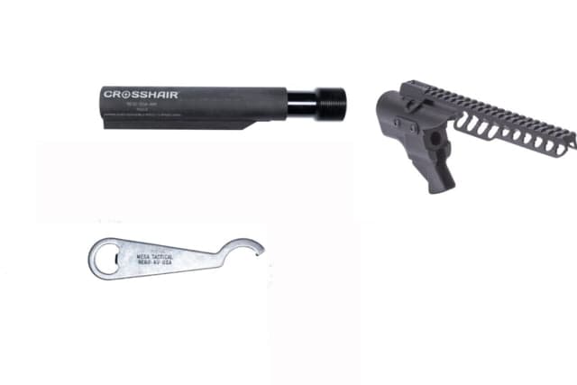 Mesa Tactical Remington Model 870 High-tube Hydro Recoil Starter Pack Standard Damping 12 Gauge 9.5 in rail Black