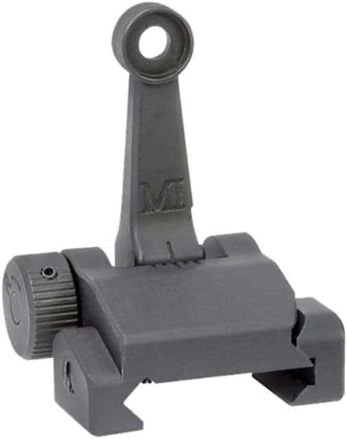 Midwest Industries Combat Rifle Top Mounted Deployable Rear Sight Black