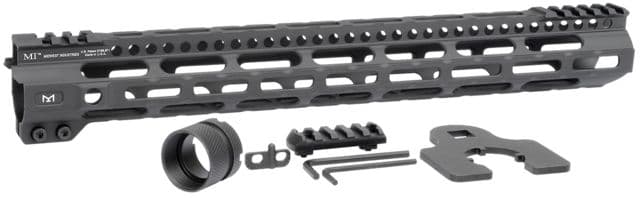 Midwest Industries MI Combat Rail Lightweight Series Handguard M-LOK compatible Black 15in
