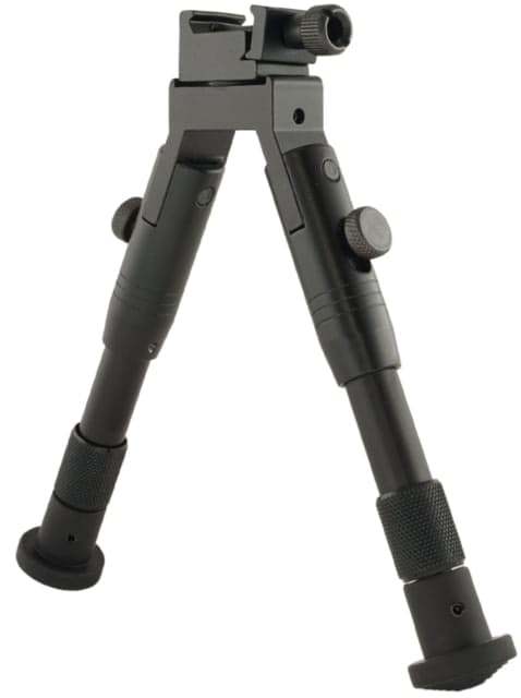 MIGHTY TACTICAL BP-01 Bipod 6.2-6.7in Height Range Picatinny/Weaver Mount Black
