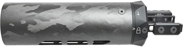 USED MODTAC M-RAC Suppressor Shield Geissele URGI Rail Type Natural/Clear Coat Carbon Fiber 5.5in 18B-007-URGI-55-N