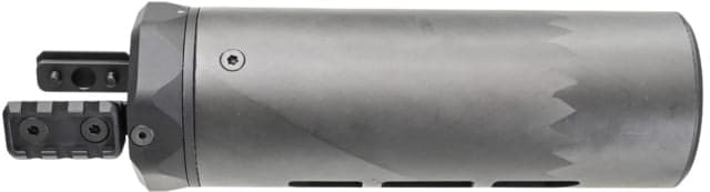 MODTAC M-RAC XL Suppressor Shield Geissele URGI Rail Type Natural/Clear Coat Carbon Fiber 6.5in