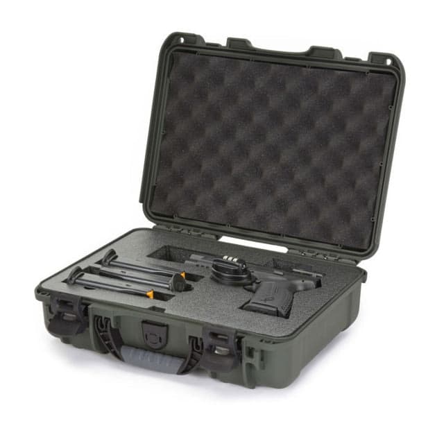 Nanuk 910 Pistol Optic Ready Case w/ Foam Olive Small