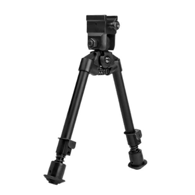 NcSTAR Bipod With Weaver Quick Release Mount/Universal Barrel Adapter Included/Notched Legs BLACK
