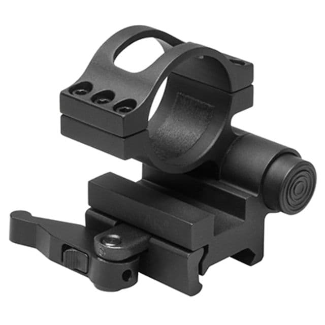 NCSTAR Flip to Side Magnifier 30mm Quick Release Mount Black