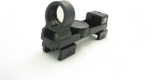 NcSTAR Red Dot Sight - 1x25 Compact / Weaver & .22 Base / Black