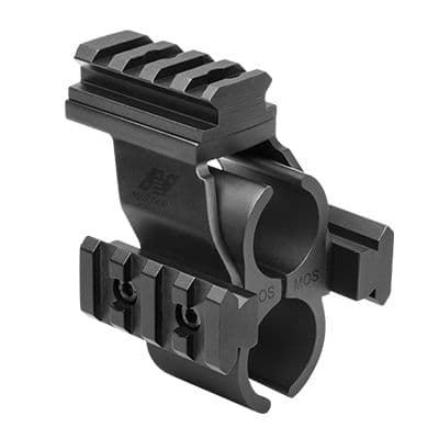 NcSTAR Shotgun Barrel/Mag Tube Micro-Dot/Rail Mount Black Mossberg 500/590