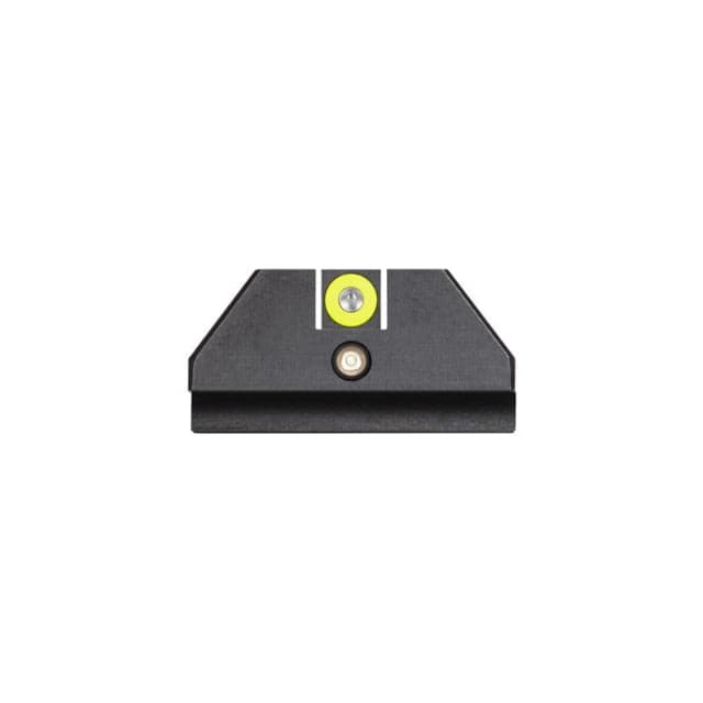 Night Fision Accur8 Student Gun Night Sight Set Glock 42/43/43x Yellow Front One-Dot Rear Black