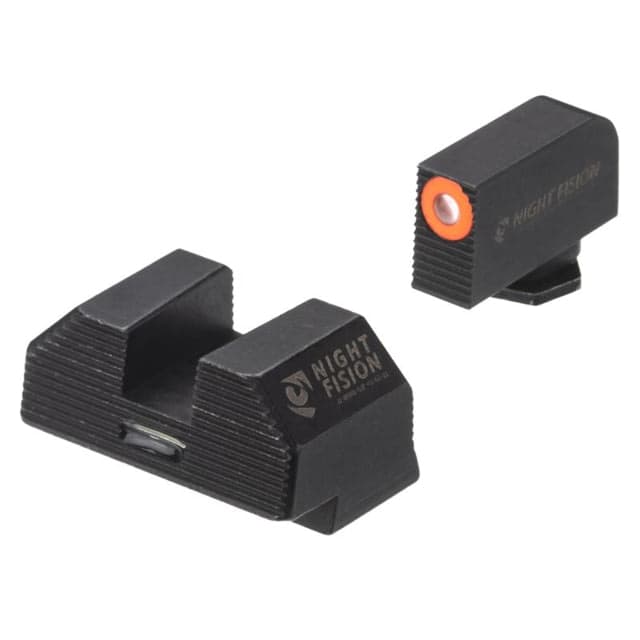 Night Fision Costa Ludus Night Sight Set Glock 17/19/34 Orange Front Black