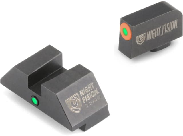 Night Fision Accur8 Student Of The Gun Night Sight Set For Glock 17/19/34 Black