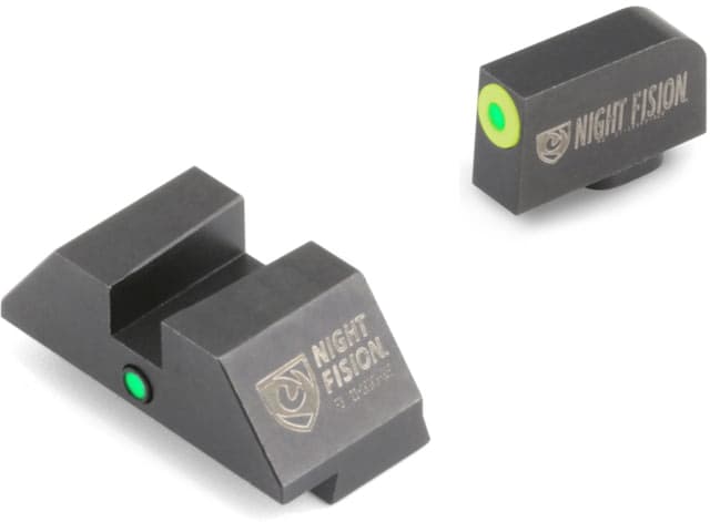 Night Fision Accur8 Student Of The Gun Night Sight Set For Glock 17/19/34 Black