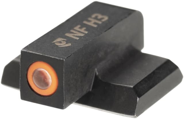 Night Fision OEM Height Tritium Pistol Night Sight Smith & Wesson Bodyguard 2.0 Orange Front Black Rear
