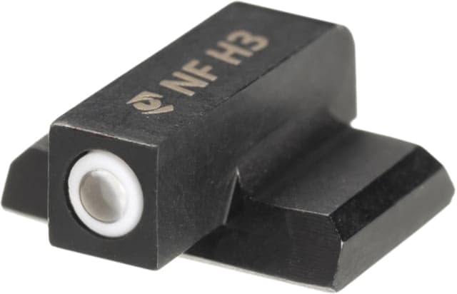 Night Fision OEM Height Tritium Pistol Night Sight Smith & Wesson Bodyguard 2.0 White Front Black Rear