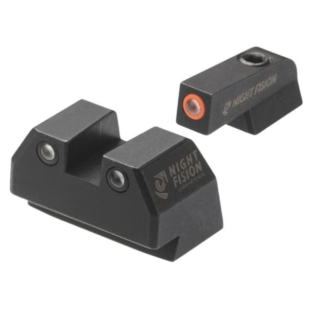 Night Fision Tritium Front Night Sight Set SAR B6 Orange Front Black