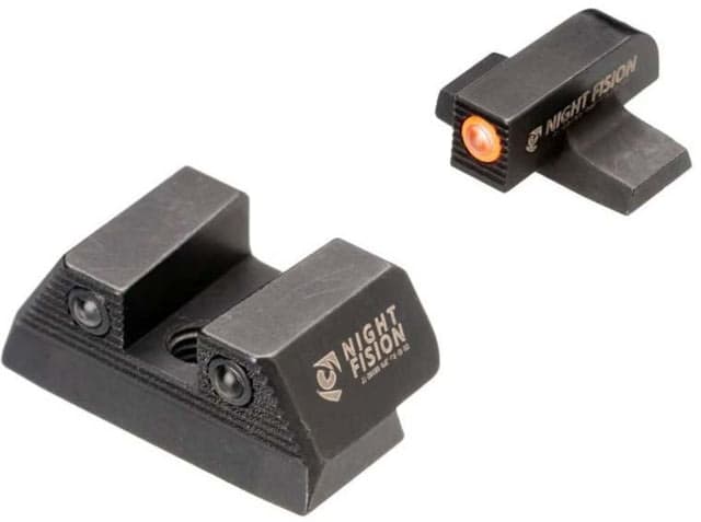 Night Fision Optics Ready Stealth SIG Sauer Night Sight Set SIG P320 w/ Holosun SCS #8 Orange Front